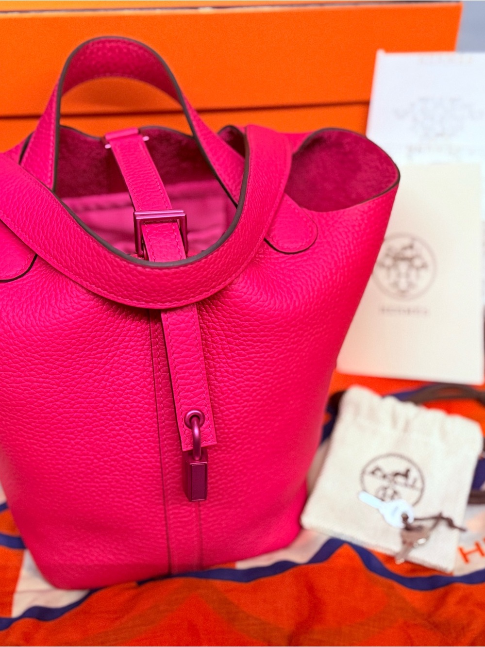 Hermes Bag Picotin 18 Monochrome Rose Mexico - Picture 7 of 8